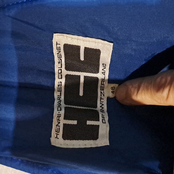 Henri-Charles colsenet winter pants unisex size 48 blue - Picture 3 of 3